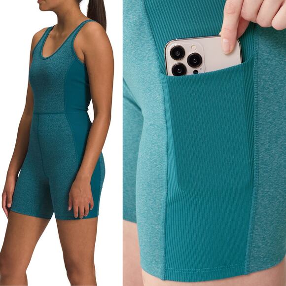 The North Face NWT Dune Sky Onsie Blue Coral Heather - Picture 2 of 8